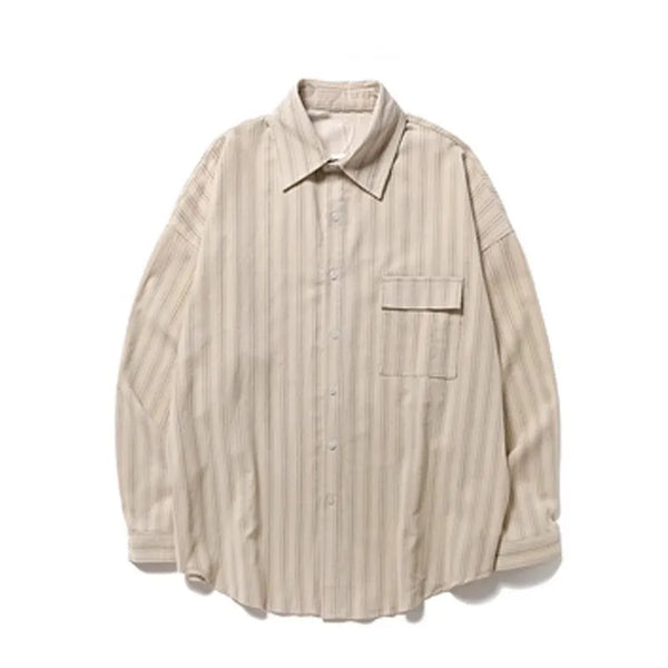 Stripe Slouchy Vintage Casual Long Top