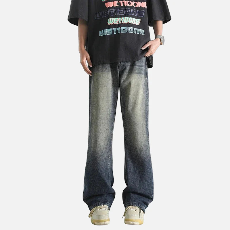 Modern Ombre Bell Denim