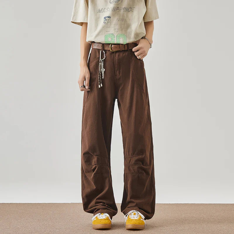 Metro Maillard Brown Boyfriend Denim