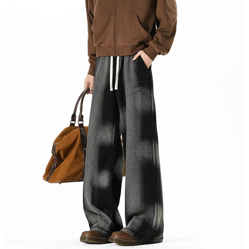 Heritage Black Relaxed Drawstring Classic Denim