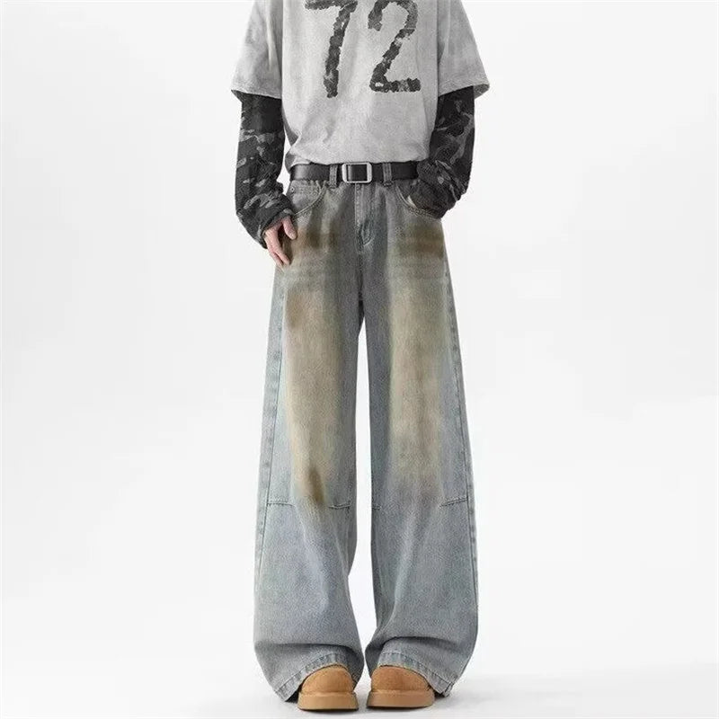 Metro Heritage Faded Bell Leg Denim