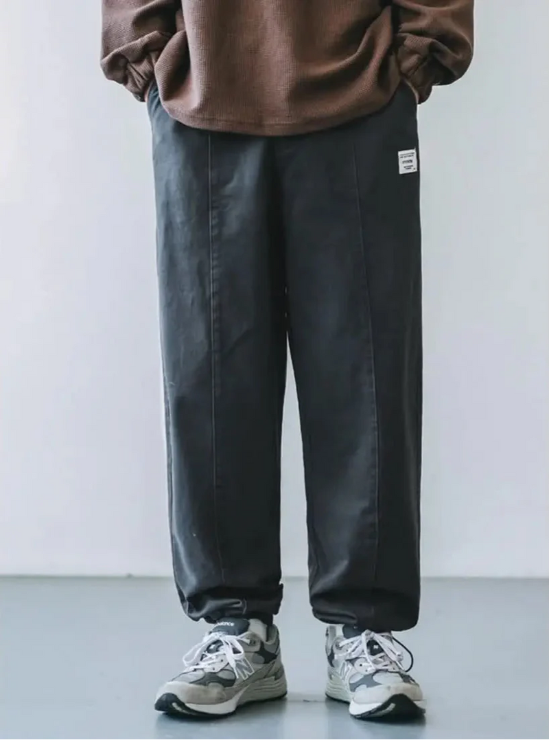 Retro Loose Work Trousers