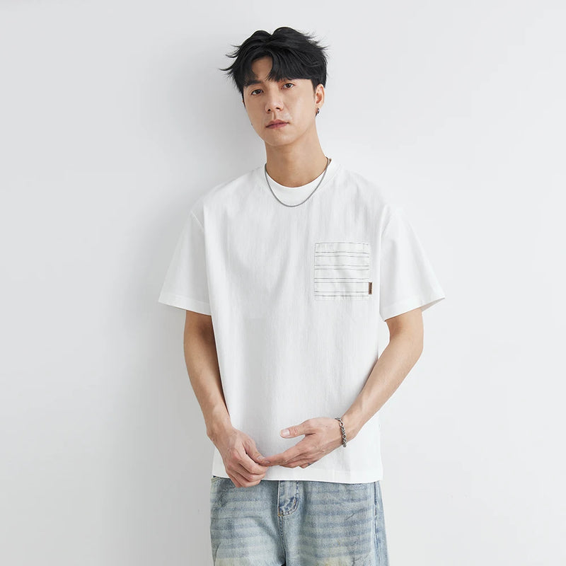 Kore Baskılı Tişört, önden görünüm — Navra Wear
