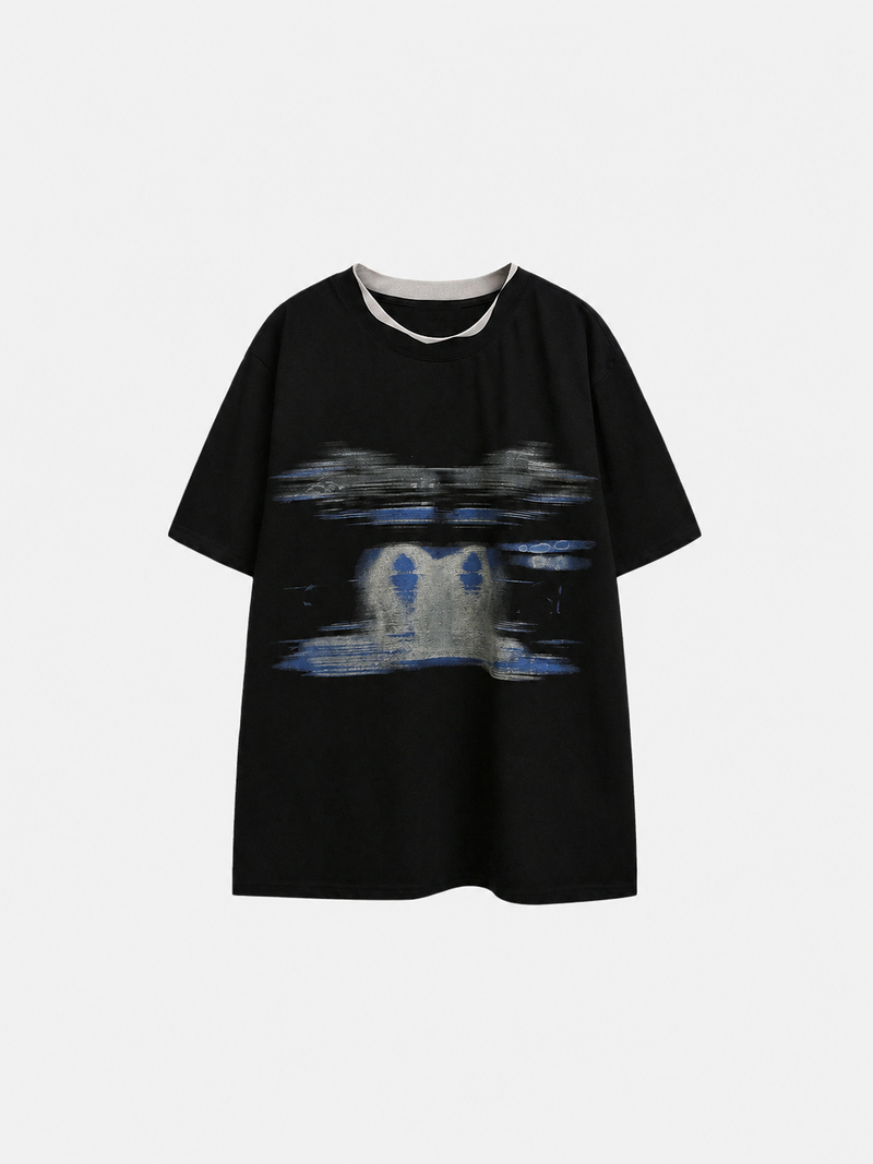 Soft Baskılı Tişört, arka görünüm — Navra Wear