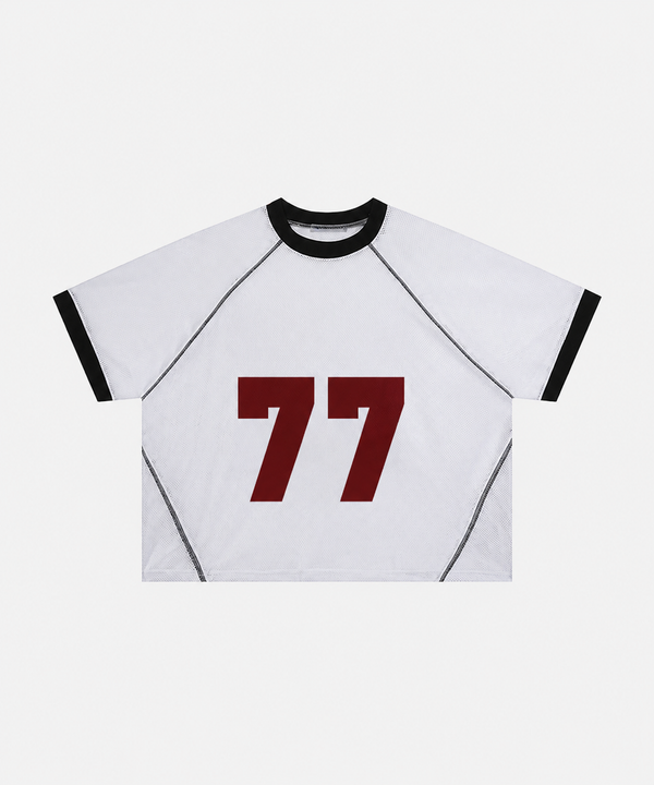 Boxy 77 Tişört, arka görünüm — Navra Wear