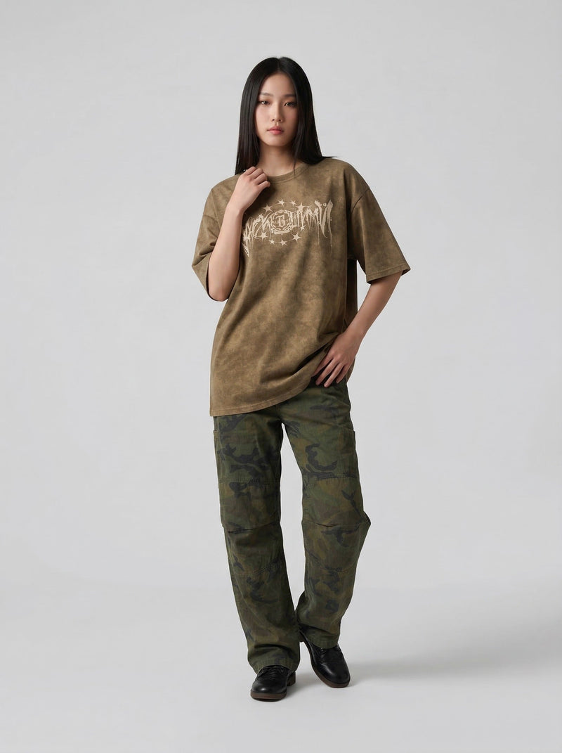 Sun-Bleached Visual T-Shirt with Stellar