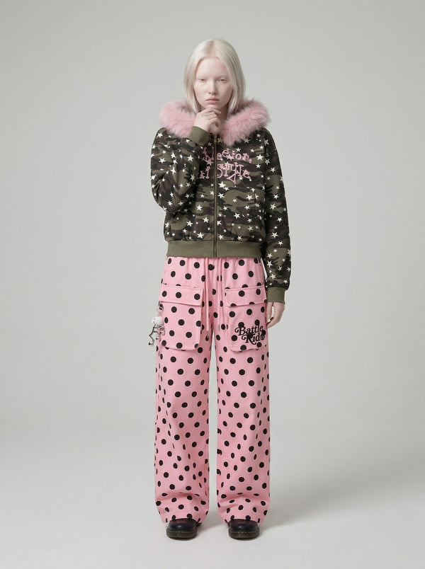 Polka Dot Wide-Leg