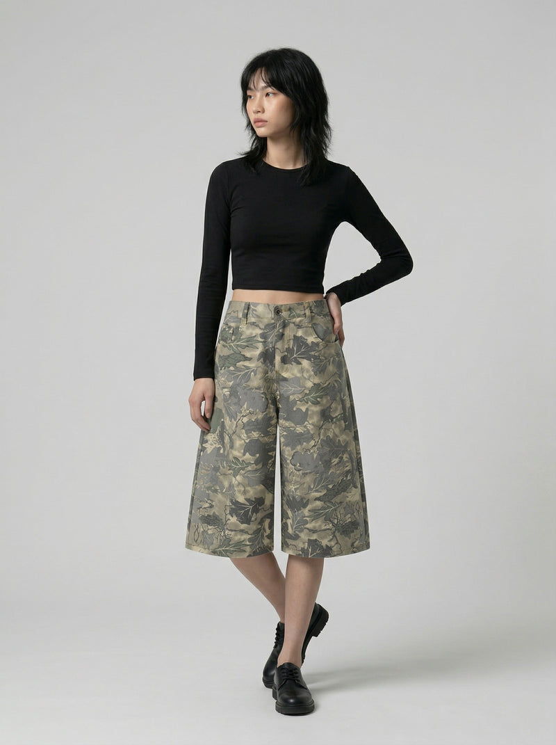 Field Wide Camo Street Shorts