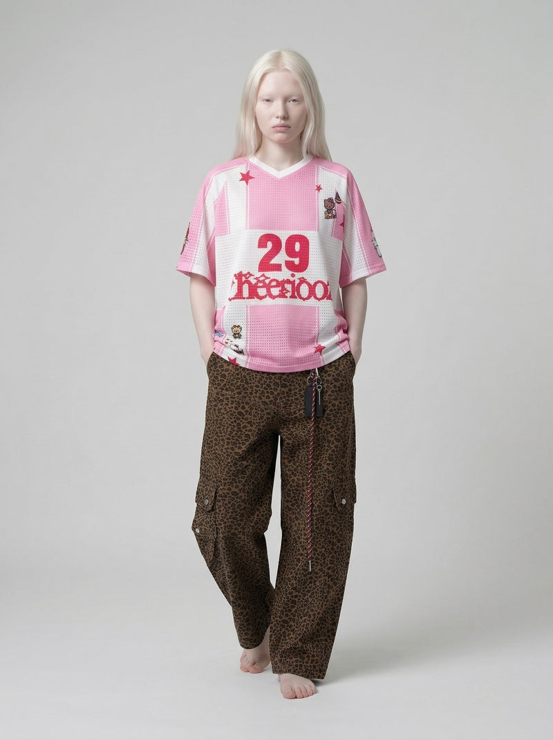 Jersey V-Neck Cheeriboo Top