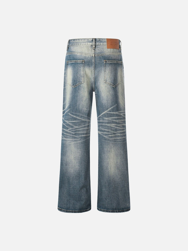 Faded Bell-Leg Denim