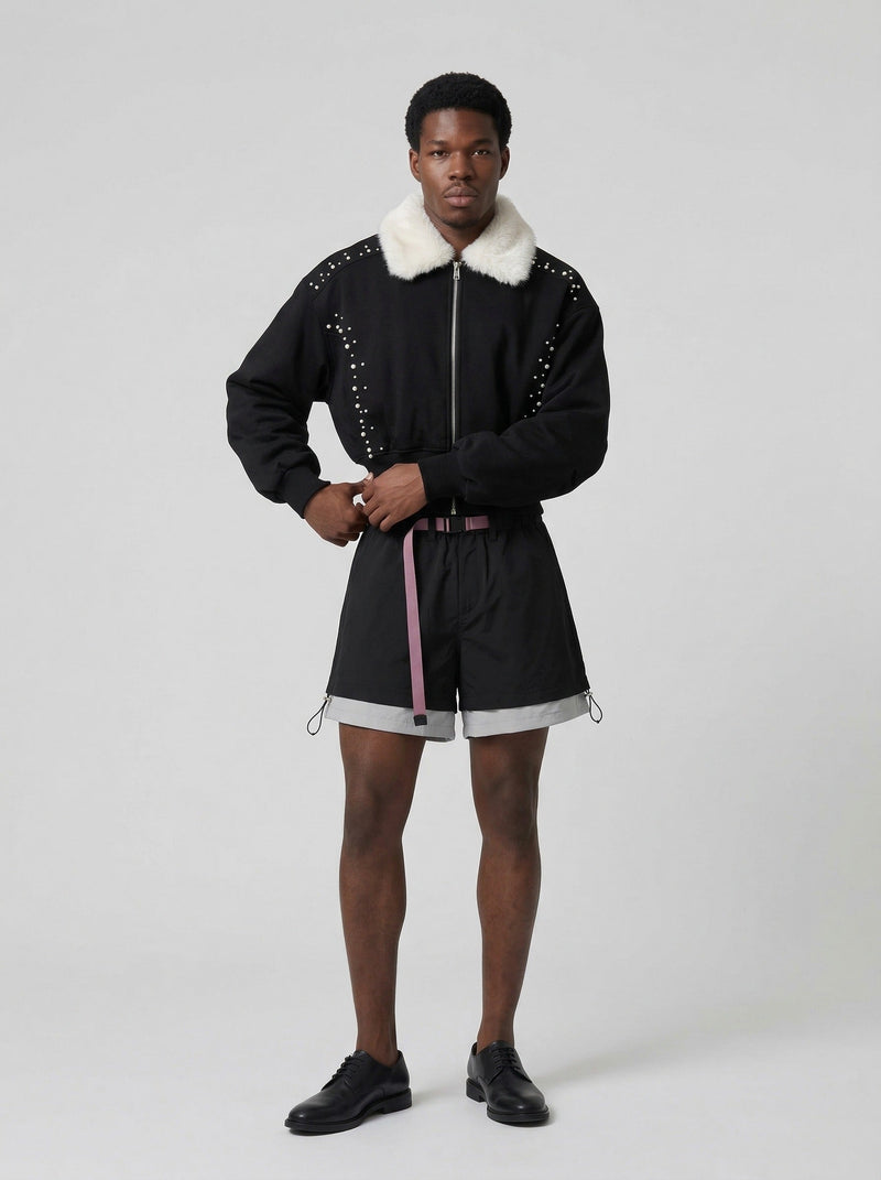 Cascade A-Line Layered Shorts