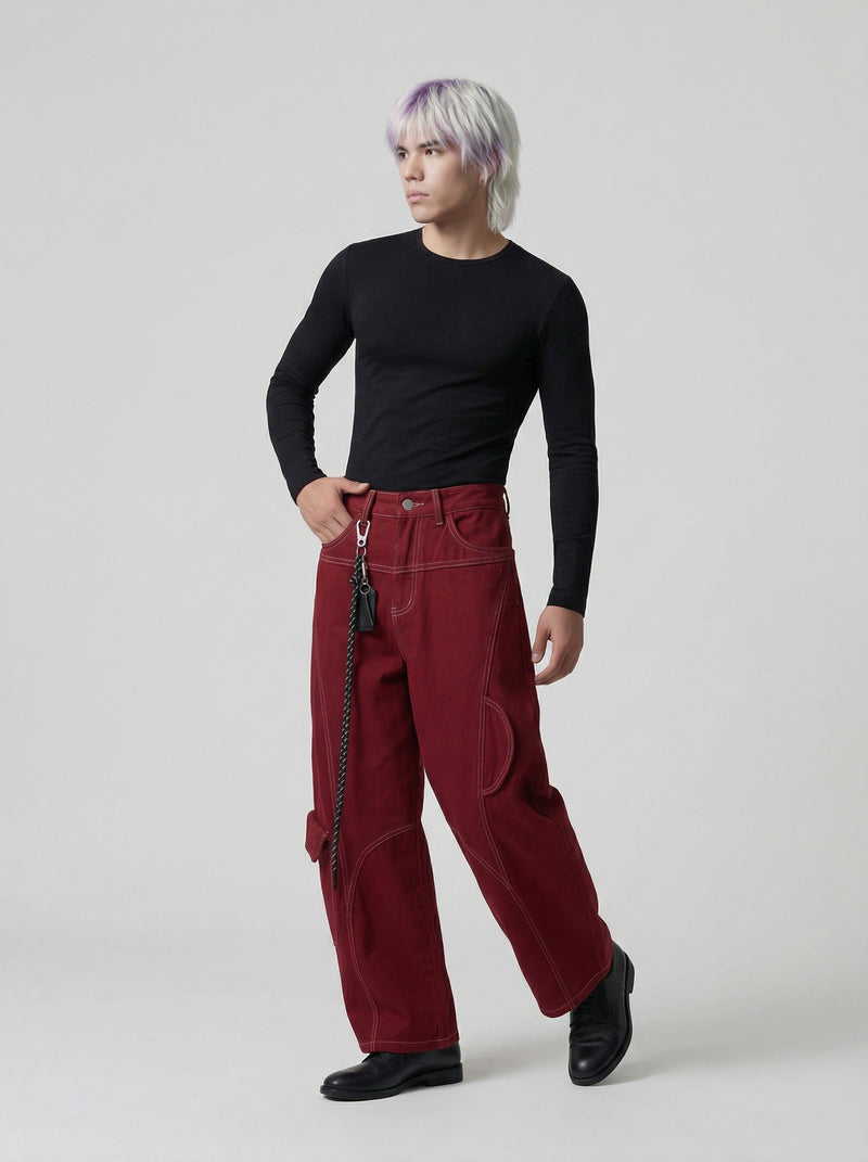 Keychain Wide-Leg Trousers