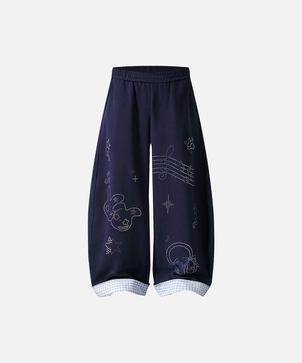 Wide Leg Jogger, önden görünüm — Navra Wear