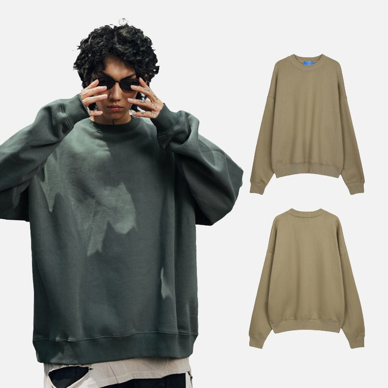 Classic Boxy Crewneck Sweatshirt