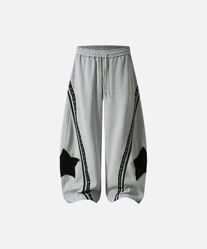 Vintage Yıldız Baskılı Jogger, önden görünüm — Navra Wear