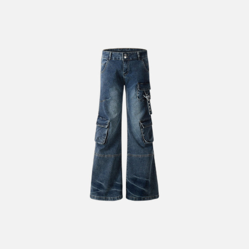 Multi-Utility Bell Leg Denim