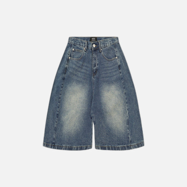 Punk Wash Denim Wide-Leg