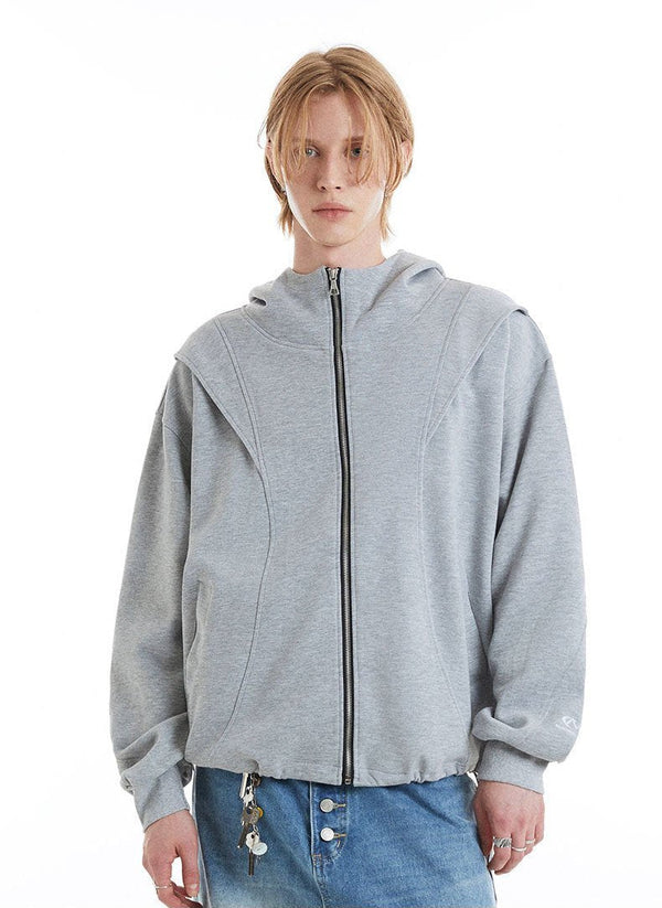 Minimal Zip-Up Sweatshirt