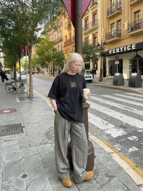 Throwback Kyuubi Visual Drop-Shoulder T-Shirt