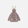 Bunny Stripe Winter Hood Sweatshirt