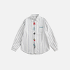 Embroidered Oversize Easy Long Sleeve Top