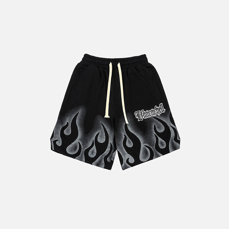 Inferno Print Shorts
