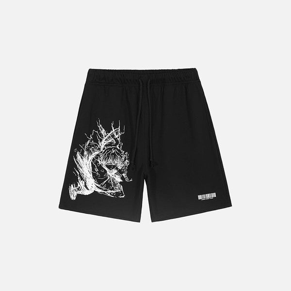 Manga Panel Board Shorts alternatif görünüm