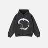 Oversized Urban Beat Monster Graphic Sweatshirt