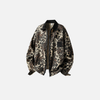 Wild Print Mosaic Denim Jacket