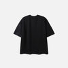 Obsidian Black Zip-Up T-Shirt