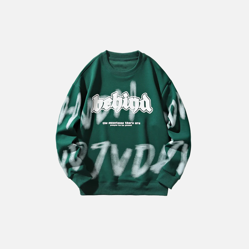 Script Drop Crewneck Sweatshirt