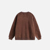Solid Patch Detail Sweatshirt