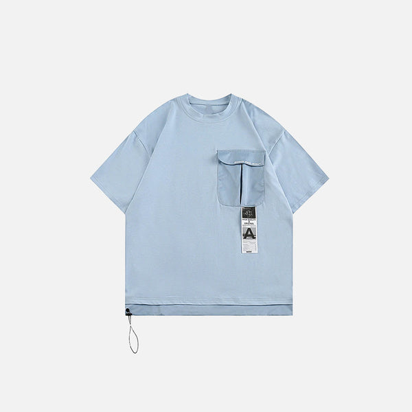Turn-Of-Era Breezy-Cut Pocket T-Shirt alternatif görünüm