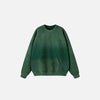 Güneş Baskılı Oversize Sweatshirt, yakın çekim — Navra Wear