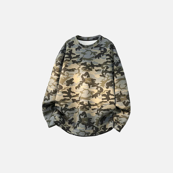 Japan Camo Retro Long Sleeve alternatif görünüm
