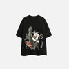 Stand-Out Character Patterned Laid-Back Fit T-Shirt