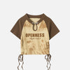 Divine-Crest Straps Women's Cropped Top