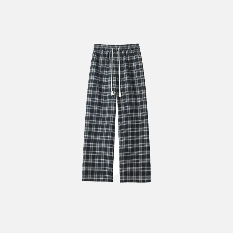 Oversized Check Sweatpants