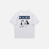 Shinjuku Style Pawed Print Print Oversized T-Shirt