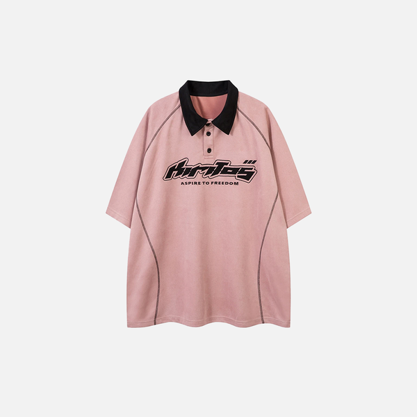Suede Stitch-Craft Easy-Fit Laid-Back T-Shirt