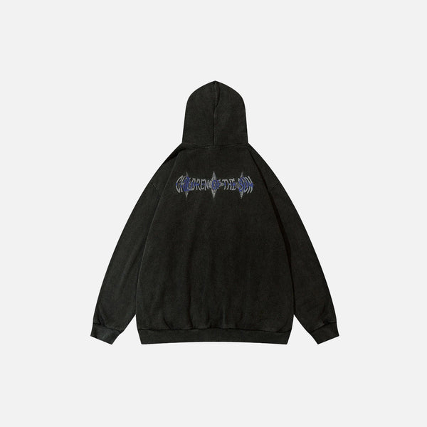 Classic Mirror Grunge Sweatshirt alternatif görünüm