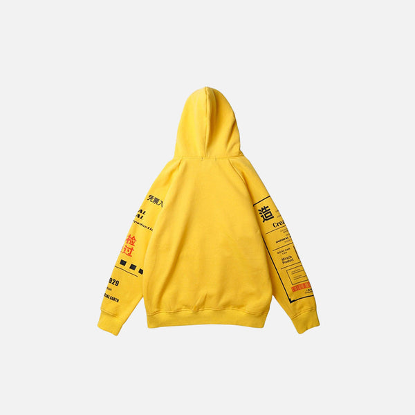Tokyo Letter Print Sweatshirt alternatif görünüm