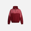Breathable Edgy Faded Gradient Zip-Up Sweatshirt