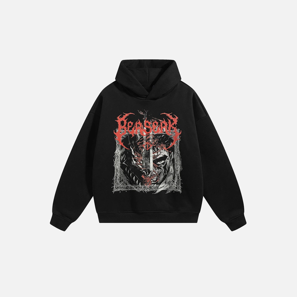 Metro Dark Devil Graphic Oversized Sweatshirt