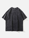 Doberman Four-Paw Oversized Distress-Washed T-Shirt