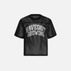 Translucent Mesh Patterned Everyday Training T-Shirt