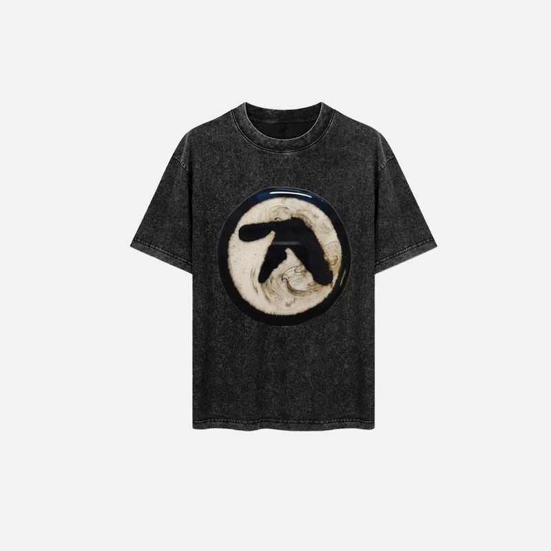 Funny Aphex Twin Cotton Artwork T-Shirt