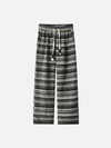 Çizgili Bol Kesim Jogger, detay görünüm — Navra Wear