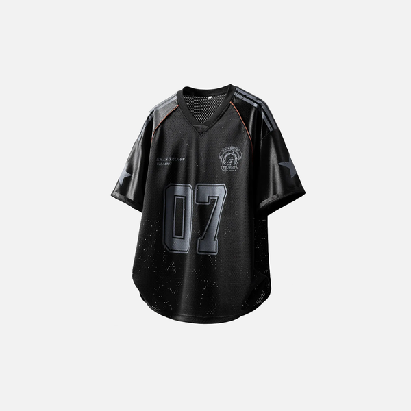 Comfortable Illustrated Game-Day Jersey T-Shirt alternatif görünüm