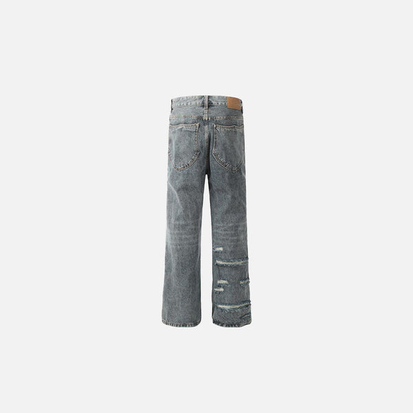 Faded Button-Fly Denim alternatif görünüm